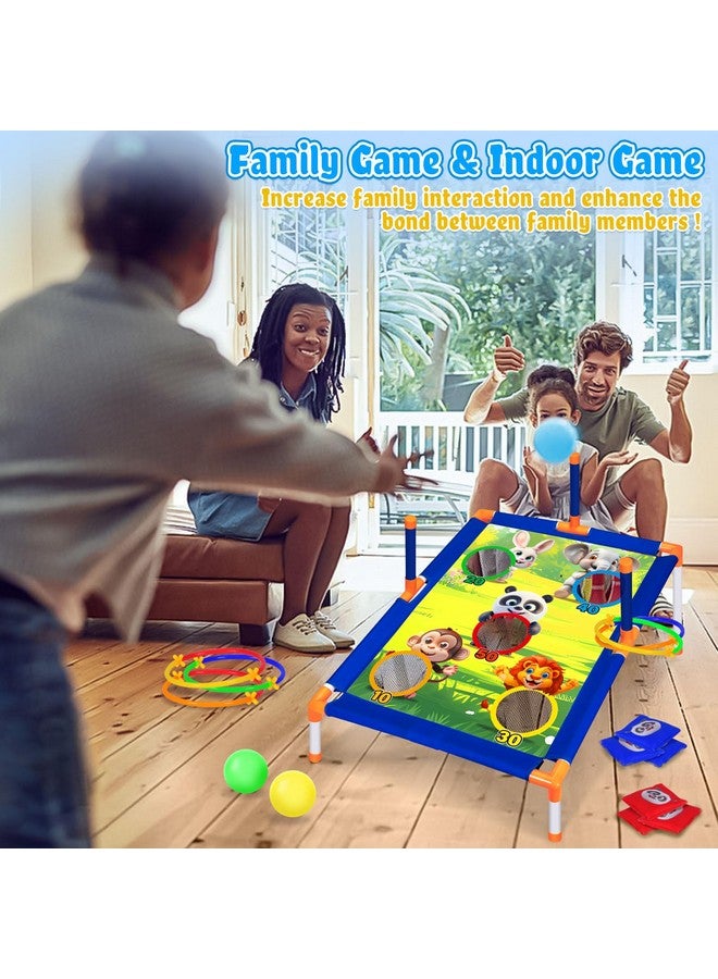 Subao Bean Bag Toss Game,3 in 1 Cornhole Set,Kids Outdoor Games,Sports & Outdoors Play Toys for Toddler Boys Girls 3 4 5 6 7 8 9,Ring Toss Game for Yard Lawn Party Family,Toys Gifts for Kids Age 3+ - Image 4