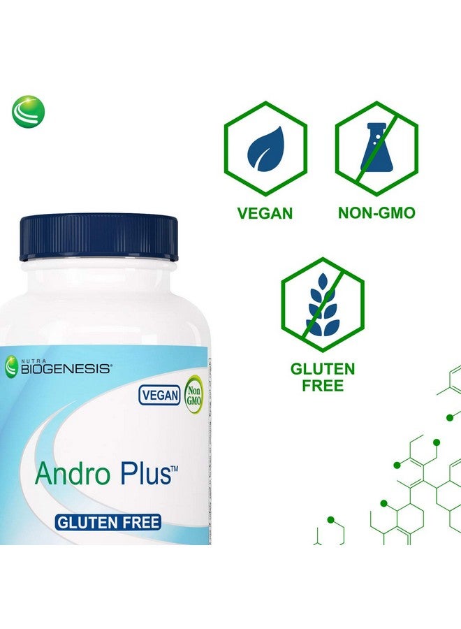 Nutra BioGenesis - Andro Plus - Tribulus, Maca, and Muira Puama for Men's Glandular Health - Gluten Free, Vegan, Non-GMO - 90 Capsules - Image 4
