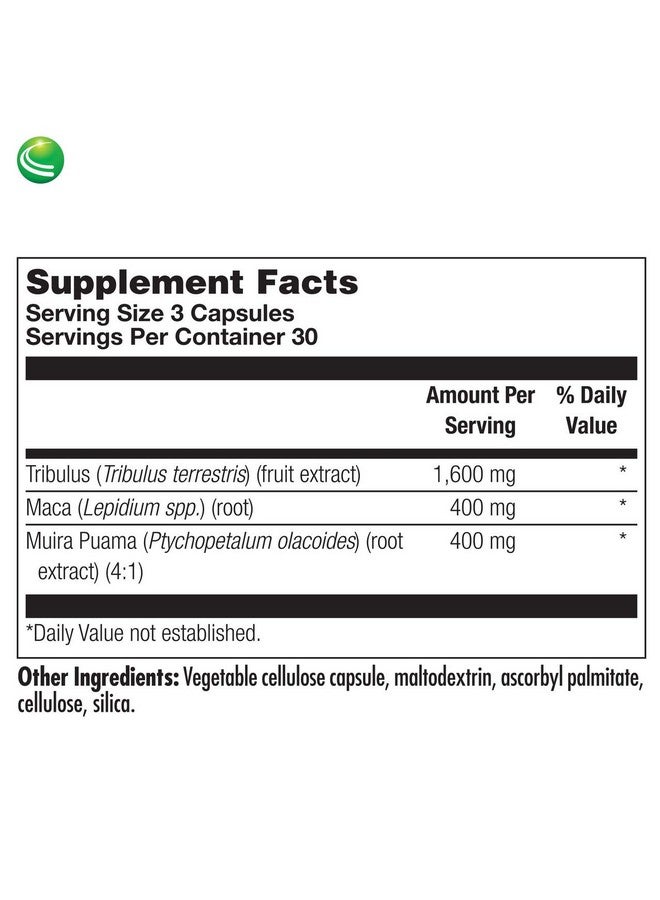 Nutra BioGenesis - Andro Plus - Tribulus, Maca, and Muira Puama for Men's Glandular Health - Gluten Free, Vegan, Non-GMO - 90 Capsules - Image 5