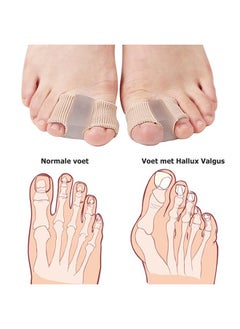 HS 2 Pack Gel Toe Spacer Separators Silicone Toe Spacers with Soft Gel Lining for Hallux Bunion Pain Relief  - Image 3