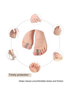 HS 2 Pack Gel Toe Spacer Separators Silicone Toe Spacers with Soft Gel Lining for Hallux Bunion Pain Relief  - Image 5