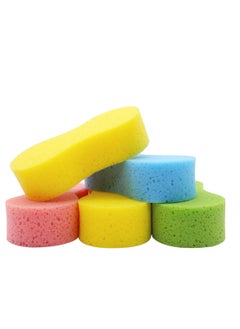 Car Wash Sponge, Large Multi Use Sponges for Cleaning, 6cm Thick High Foam Scrubber Kit, Sponges for Dishes, Tile, Bike, Boat, Easy Grip Sponge for Kitchen, Bathroom, Household Cleaning, 5pcs