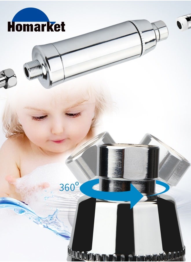 Shower Filter For Hard Water,15 Stage Shower Head Filter Universal Showerhead Filter to Remove Chlorine and Harmful Substances