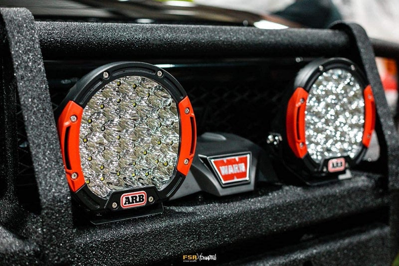 ARB INTENSITY SOLIS SJB36S 36 LEDS DRIVING LIGHT, SPOT BEAM with RED and BLACK INTERCHANGEABLE BEZELS 9 INCHES, INDIVIDUAL - Image 5