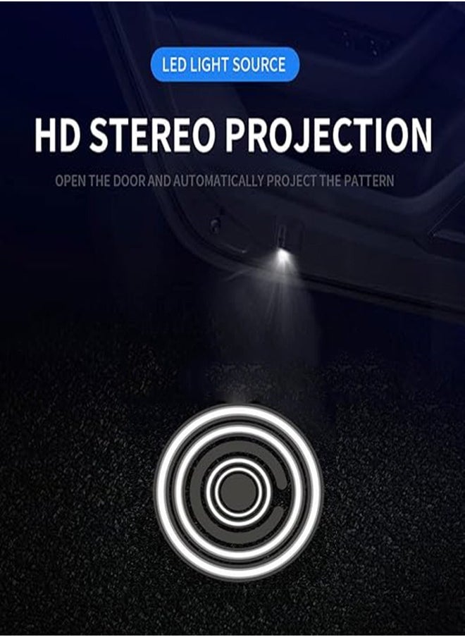 0TO1 TECH 2PCS Dynamic Welcome Lights LED Projection Lights Are Compatible with All Series  - Image 1