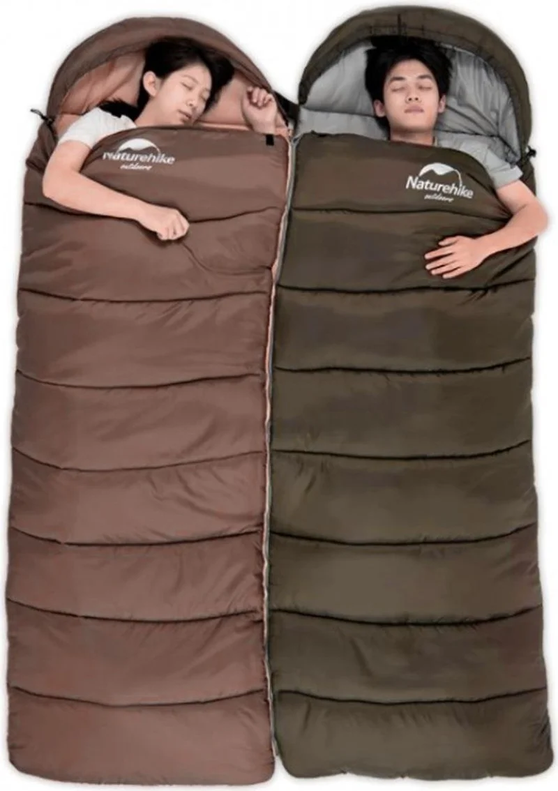 Naturehike U250 Envelope Style Hooded Sleeping Bag -10°c