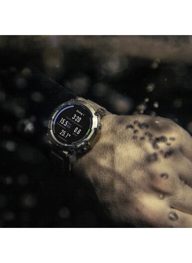 Amazfit أميزفيت هوامي تي-ريكس ألترا بولار بلاك 47 مم سمارتش، تحديد موقع ست نجوم، ملاحة مسار، رياضات خارجية، هدية عيد الحب تشيشي، ساعة يوني - Image 5