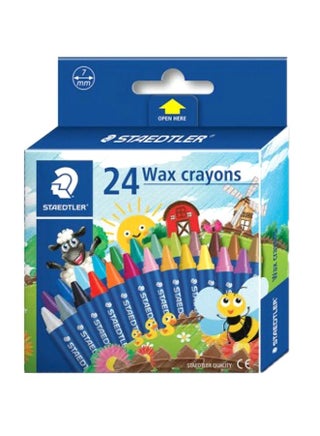 Staedtler Wax Crayons 24 Piece Set
