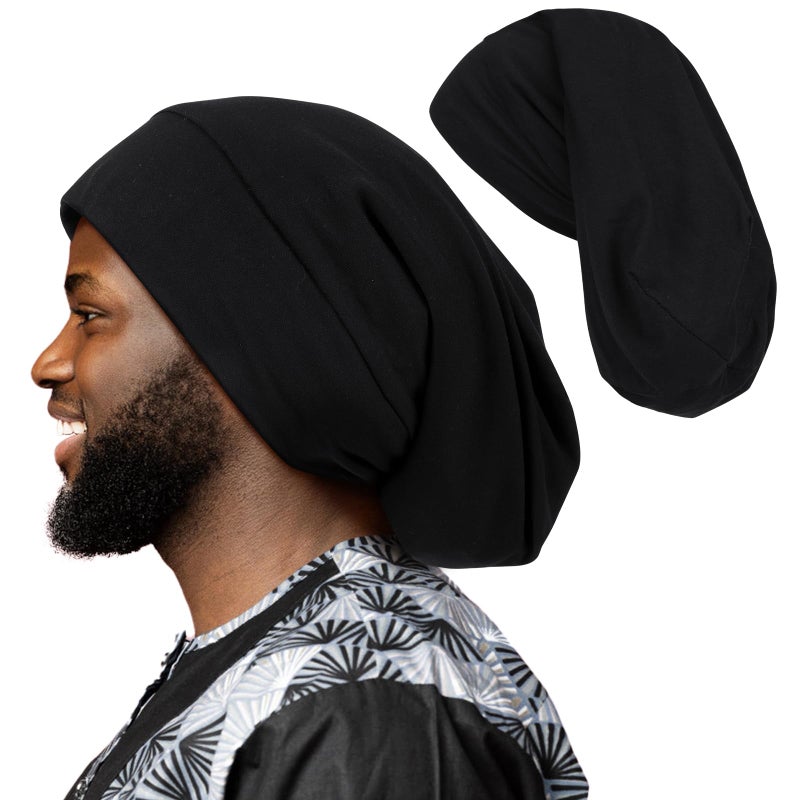 OLESILK 100 Silk Dreadlock Cap Silk Bonnet for Long Hair Braid Bonnet for Sleeping Extra Large Bonnet for WomenMen Loc Cap Hair Cover