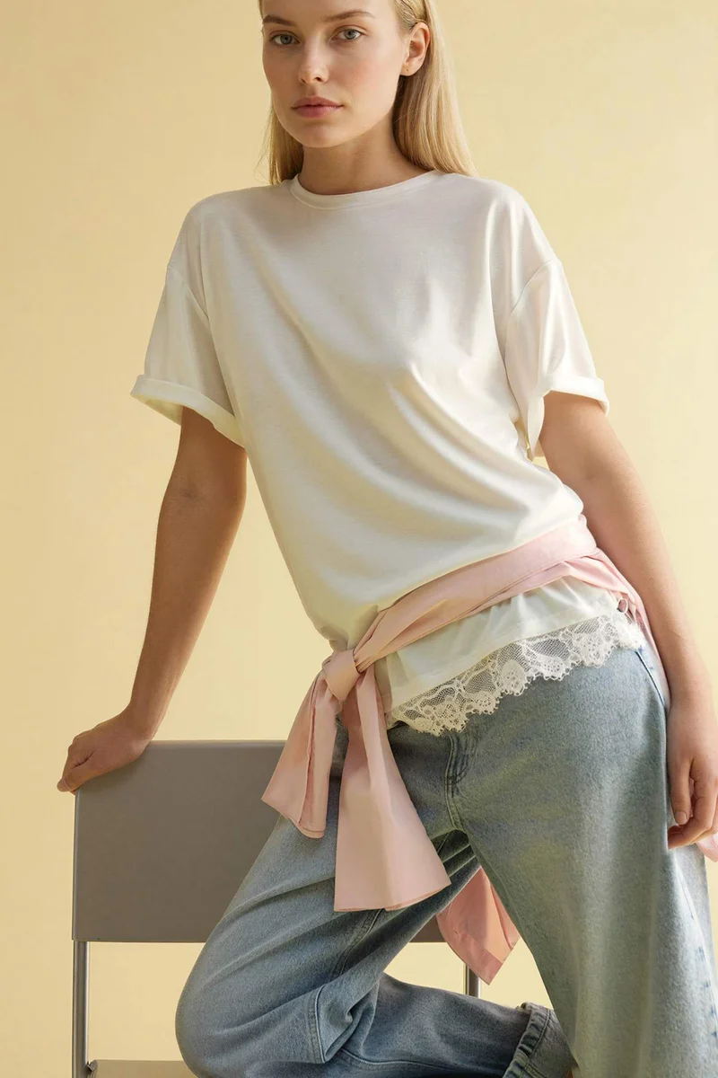 DeFacto Relax Fit Crew Neck Short Sleeve T-Shirt