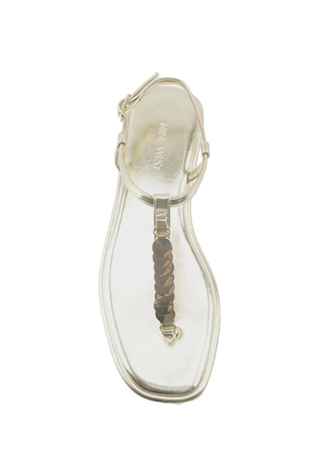 Nine West NINEWEST ORIA 6FX SANDALS GOLD