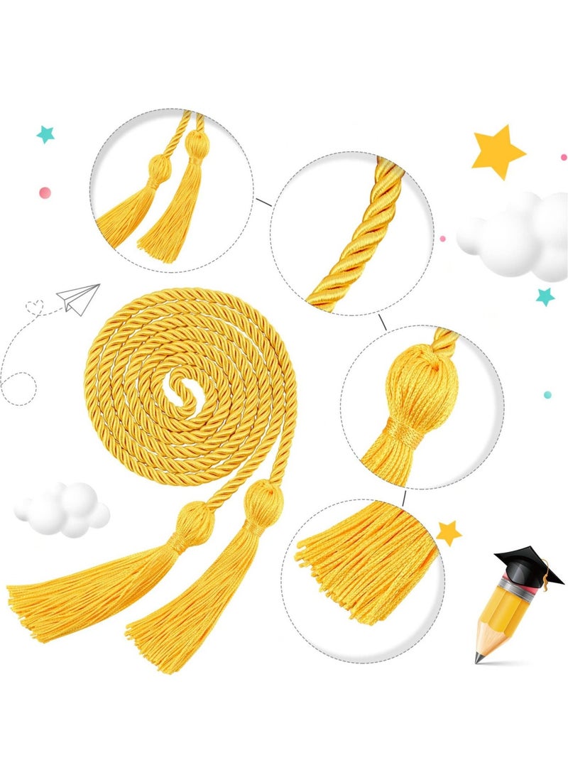 KASTWAVE 6pcs Graduation Honor Cord Braided Solid Color Honor Cords for Graduation Party Ceremony Costume Accessories - Image 3