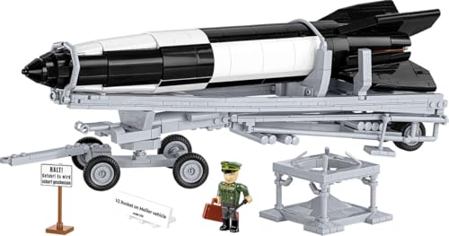 COBI Historical Collection WWII V2 Rocket Transporter Executive Edition Building Set 1191 Pieces - Image 1