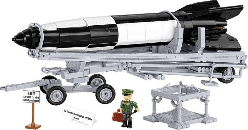 COBI Historical Collection WWII V2 Rocket Transporter Executive Edition Building Set 1191 Pieces - Image 3