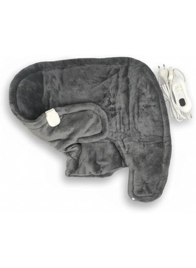 Electric Heating Pad for Shoulders & Back - Fast Heating Technology with Washable Soft Cover - Ergonomic Design for Muscle Relief - Image 3