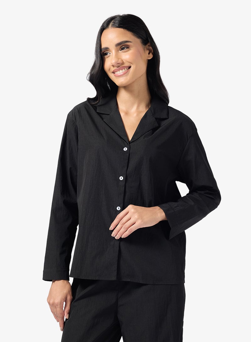 جينجر طقم بيجامة وقميص بأزرار للمنتجع - Image 3