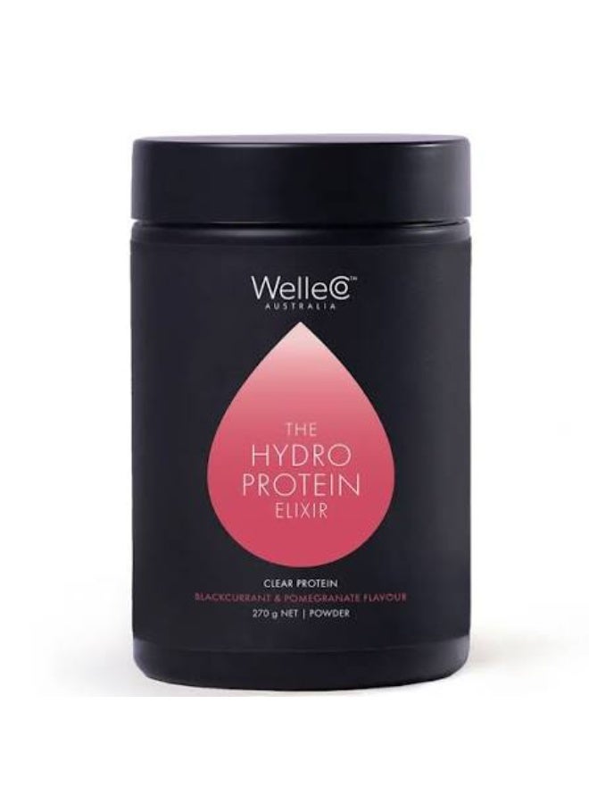WelleCo The HydroProtein Elixir - Blackcurrant & Pomegranate 270g - Image 1