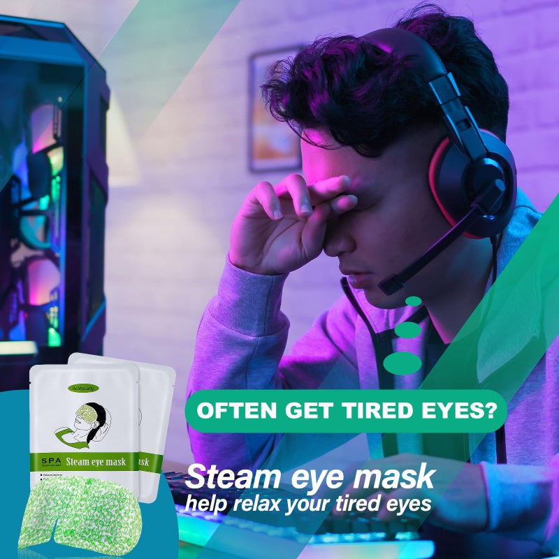 ProCIV 16 Packs Steam Eye Mask,Warm Eye Compress for Dry Eyes Sleep Mask,Hot Auto Heated Eye Masks Relaxing Items for Women Moist Heat for Eyes Soothing Eye Fatigue,Disposable EyeMask for SPA Essentials - Image 4