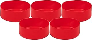 Mind Reader Hydro Bottle Sleeve Cup Holder, Silicone Boot for Water Flask, Anti-Slip Bottom Cover, 64 oz, Red - Image 1