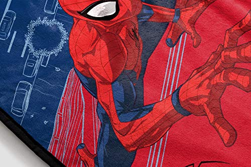 Jay Franco Spiderman Kids' Miles Morales Plush Fleece Throw - 46" x 60", Soft, Fade Resistant, Cozy Blanket for Boys & Girls - Image 3