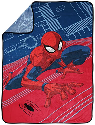 Jay Franco Spiderman Kids' Miles Morales Plush Fleece Throw - 46" x 60", Soft, Fade Resistant, Cozy Blanket for Boys & Girls - Image 2