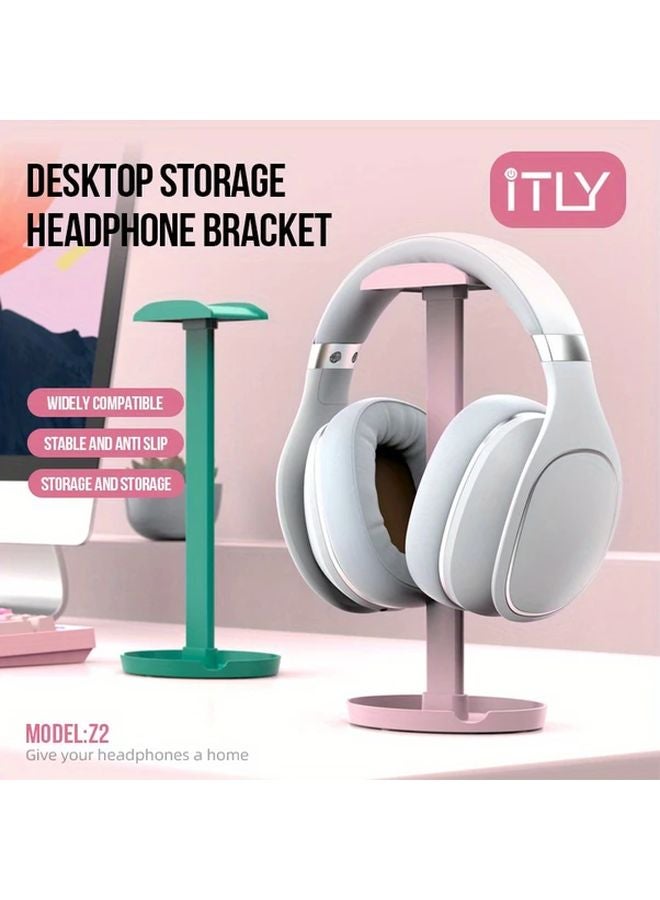 Gray Headphone Stand With Detachable Phone Bracket Multifunctional Holder - Image 3