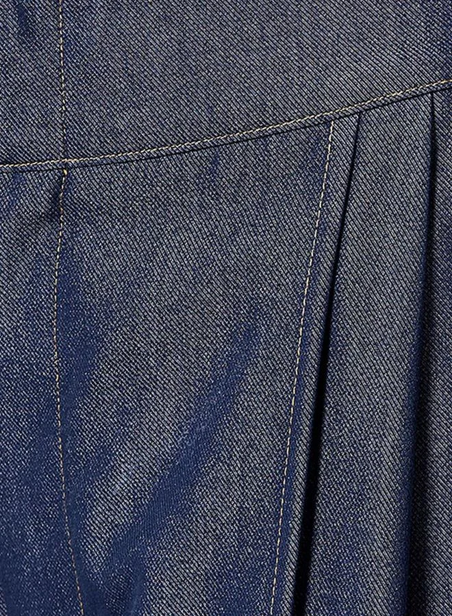 سبلاش فيڤ Denim Flexi Waist Wide Leg Jeans Pleated Detail