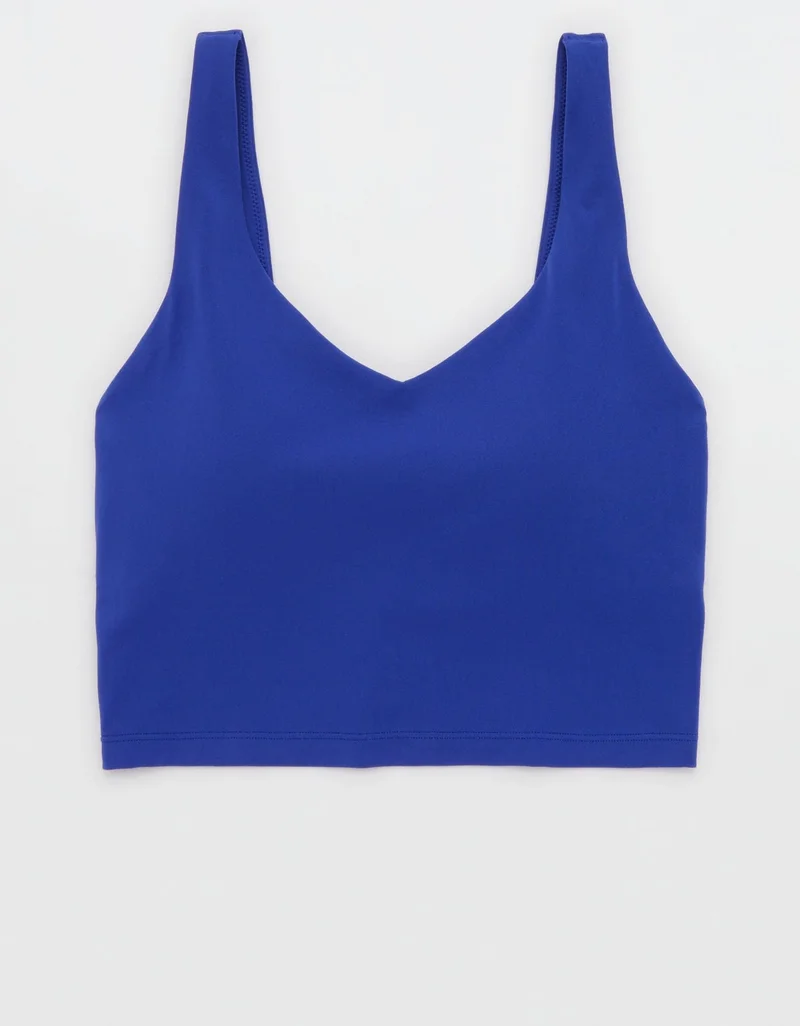 Aerie  OFFLINE By Aerie Real Me Low Key Longline Sports Bra for Women | Best Price UAE