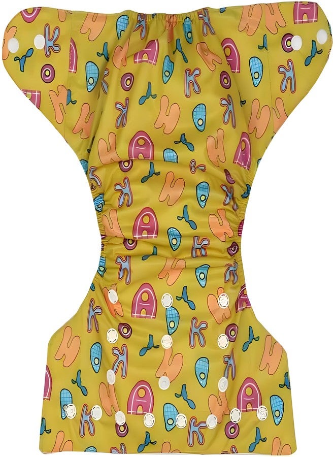Laee cute “Reusable Baby Swim Diapers | Adjustable & Washable Cloth Training Pants | Leak-Proof, Eco-Friendly | Pack of 2 (pink+yellow) - Image 3