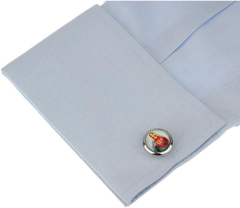 Vcufflinks Religion Catholic Church Virgin Mary Cufflinks Cuff Links - Image 4