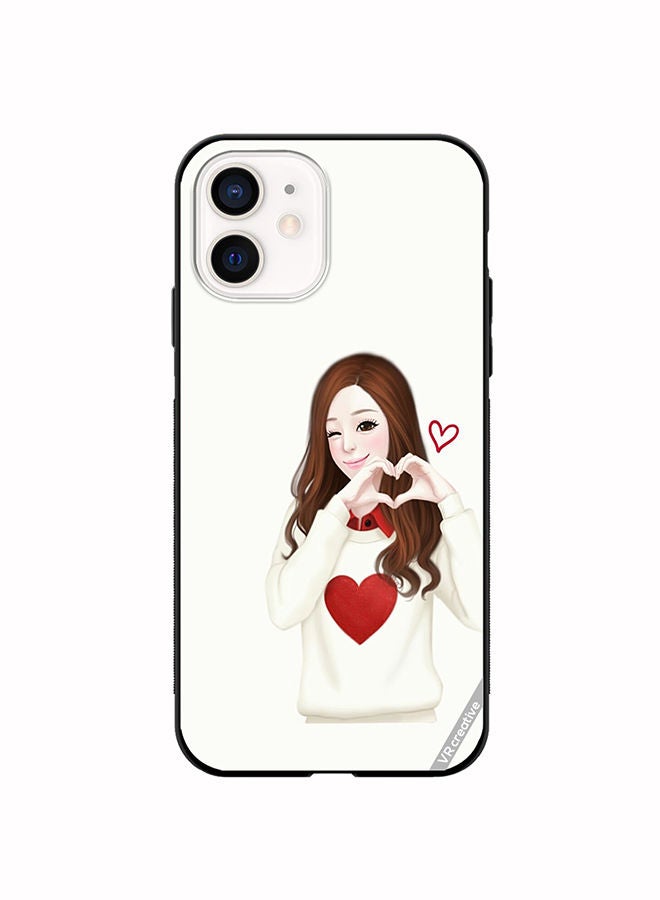VR CREATIVE Protective Case Cover For Apple iPhone 12 mini Lucy Design Multicolour - Image 1