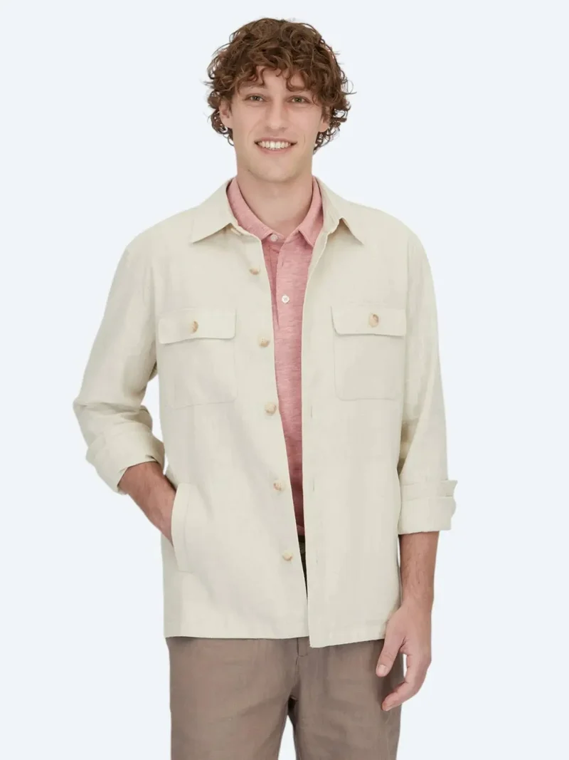Kip Beige Overshirt