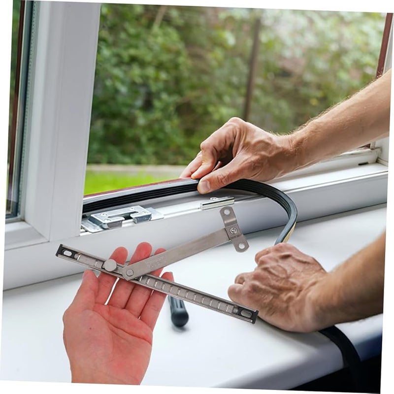 قفل نافذة أمان قابل للتعديل بار 20 50X1 30X0 40 سم للأبواب المنزلقة والشرفة - Image 5