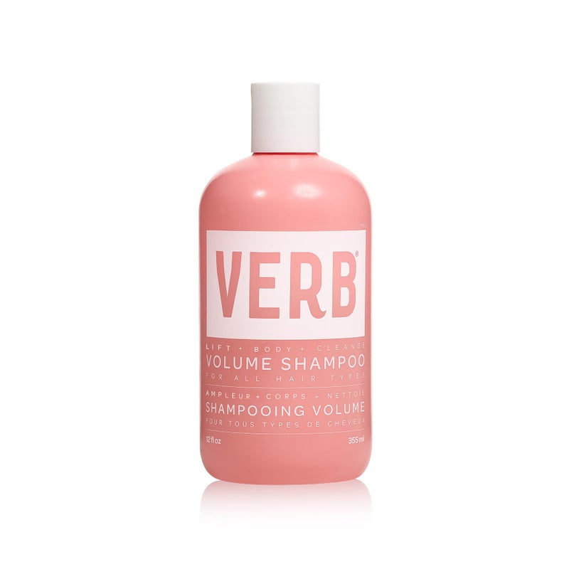 VERB Volume Shampoo 12 fl oz- Gently Cleanses, Lifts Flat Hair + Adds Volume - Sulfate, Paraben and Gluten Free - Image 1