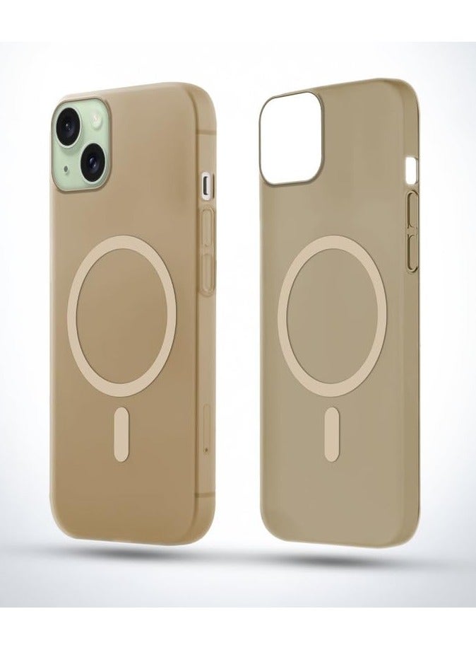 Magnetic Case for iPhone 14  Back Cover Compatible with Magsafe Drop Protection Anti-Scratch Translucent Matte Comfortable Touch Shockproof iPhone 14 Case