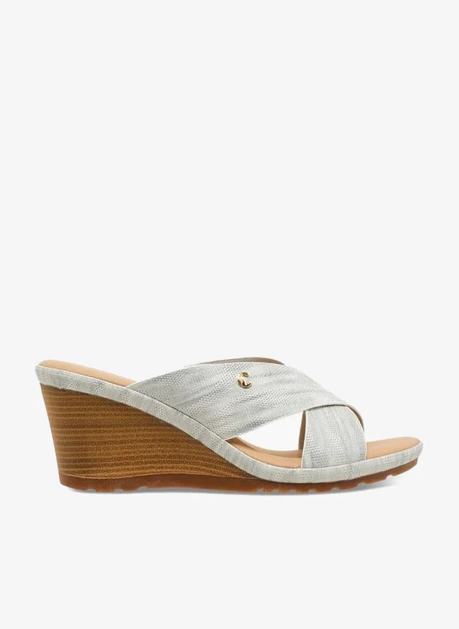 Le Confort Women Cross Strap Wedge Heel Sandals