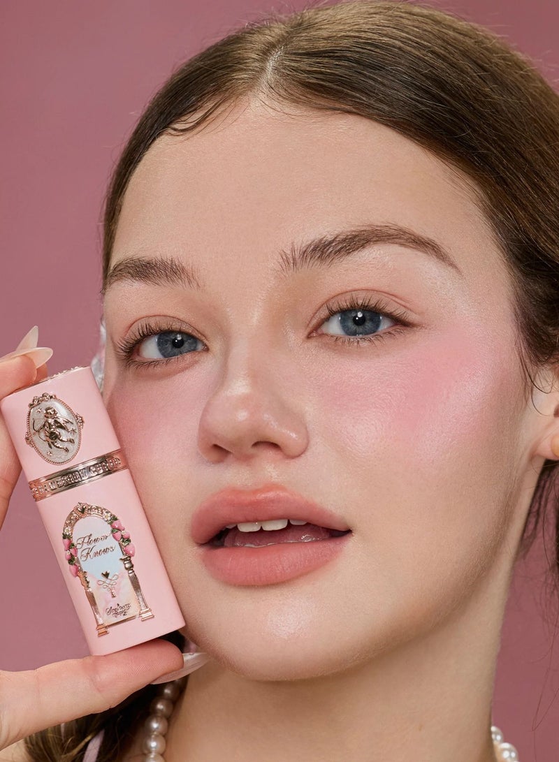 Flower Knows Strawberry Cupid All Day Glow Liquid Blush Second-Skin Milky Texture Hydrating u0026 Long-Lasting （01 Frosty Strawberry） - Image 4