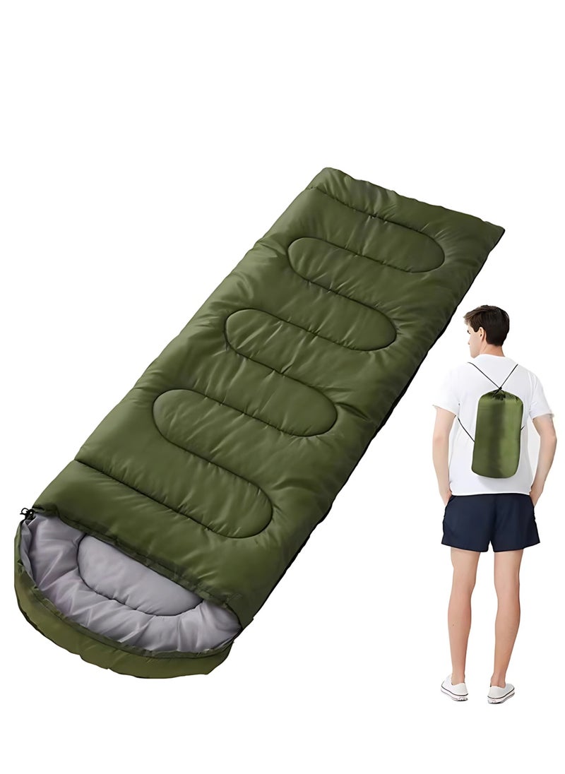 Manful Hooded Envelope Sleeping Bag for Outdoor Camping  - Image 1