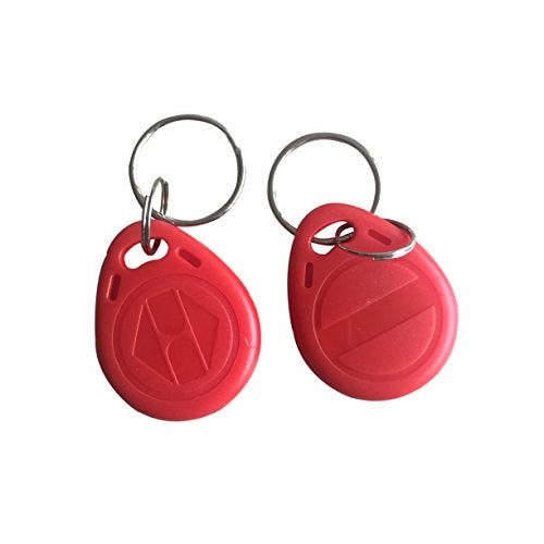 YARONGTECH-125khz rewritable T5577 Red RFID keyfobs tag for Hotel key-10pcs - Image 1