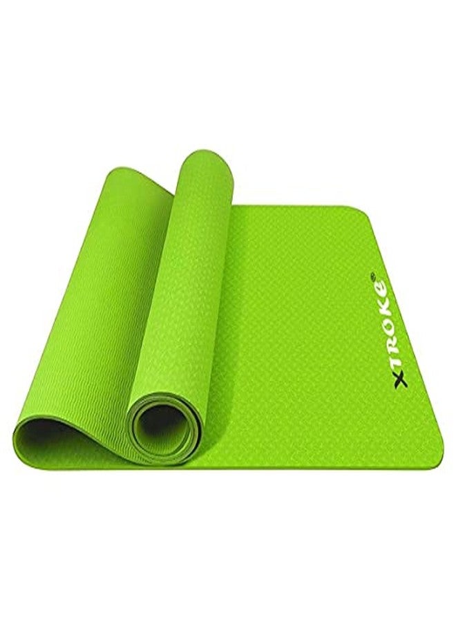 اكستروك بساط يوغا XTROKE® للراحة/سطح مانع للانزلاق، مناسب للتمارين الهوائية واللياقة البدنية (متعدد الألوان) (4 مم) - Image 2
