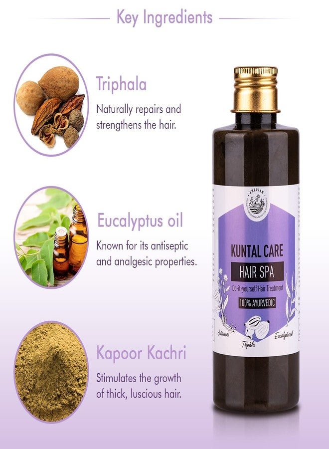 AMRUTAM Kuntal Care Hair Spa & Oil Combo Pack | Herbal Hair Care with Amla, Bhringraj, and more - Image 4