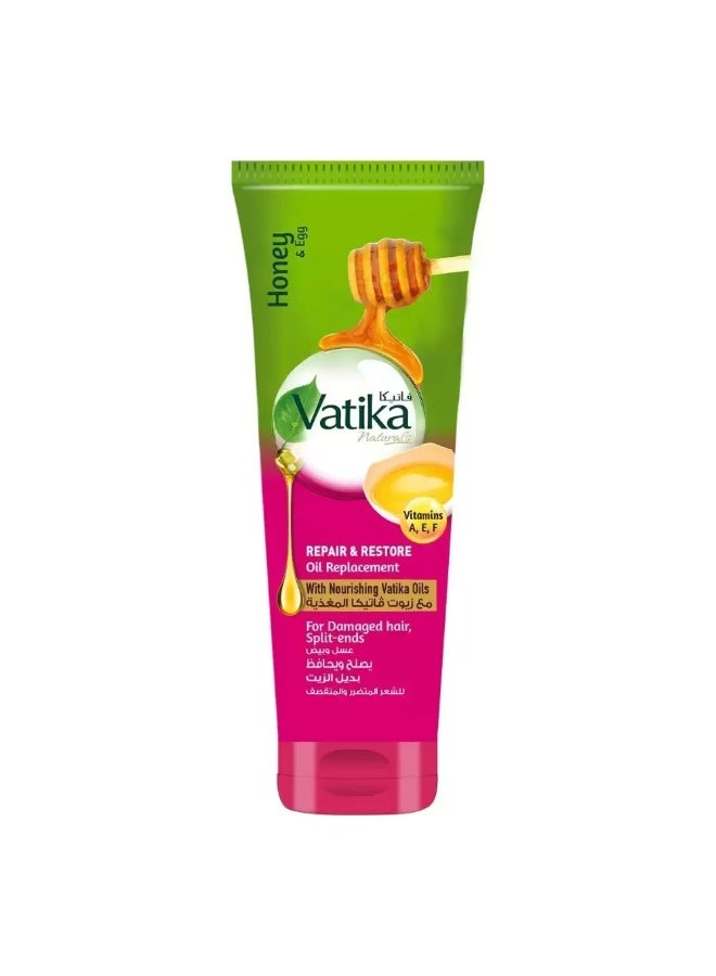 VATIKA Vatika Naturals Repair and Restore Oil Replacement For Damaged Hair- 200ml - Image 1