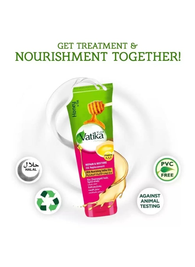 VATIKA Vatika Naturals Repair and Restore Oil Replacement For Damaged Hair- 200ml - Image 5