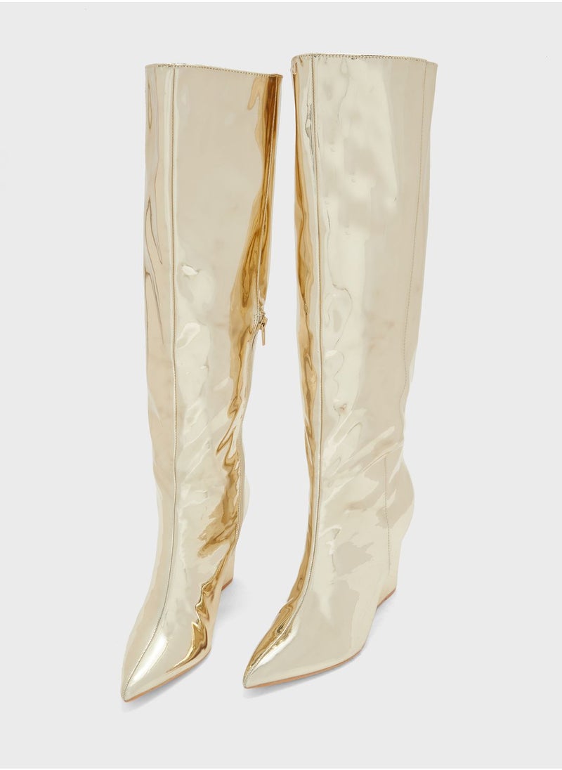 PUBLIC DESIRE Cassiopia Knee Boots  - Image 4