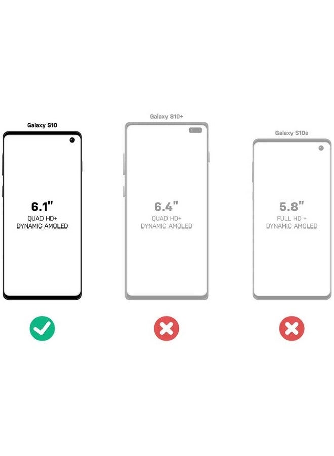 OtterBox DEFENDER SERIES Case & Holster For Samsung Galaxy S10 - Black - Image 1