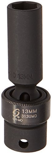 Sunex Tools Sunex 313umd 3/8-Inch Drive 13-Mm Deep Universal Impact Socket - Image 1