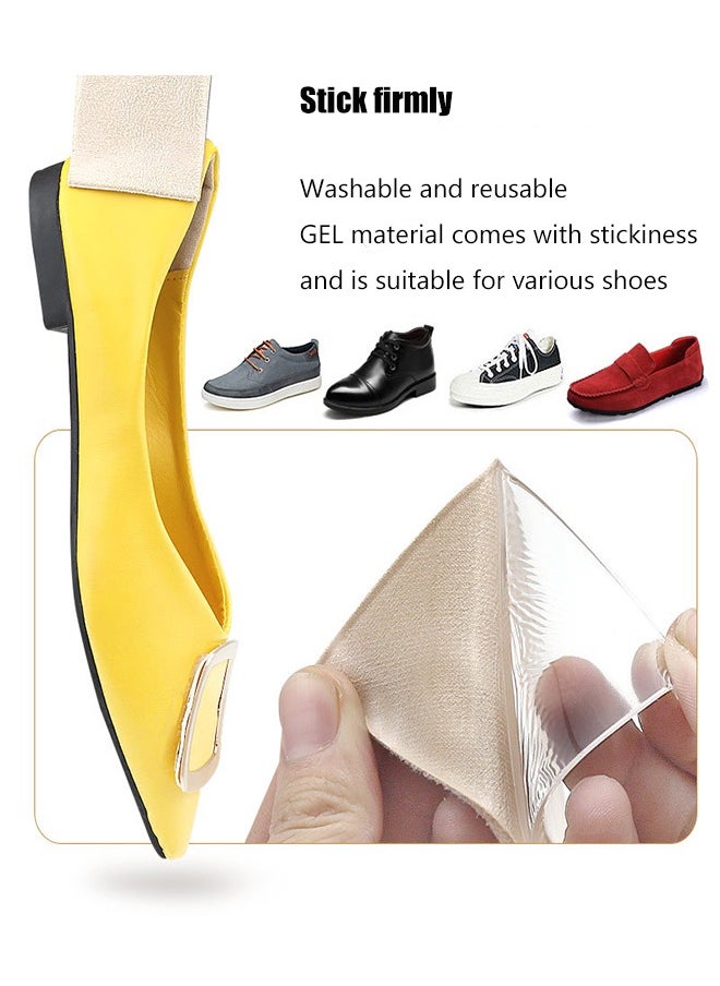 Generic - 1 Pair Heel Lift Inserts, 4 Layer 2.5cm Adjustable Orthopedic Gel Shoe Lifts For Leg Length Discrepancies, Heel Pain, Achilles Tendonitis, Heel Cushion For Men 9-14 Or Women 10-13(Size S) - Image 1