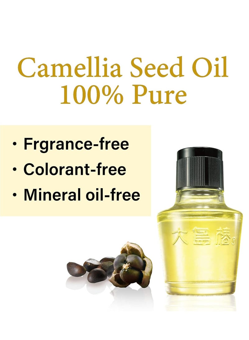 Oshima Tsubaki Camellia Hair Care Oil, 40ml - Image 3