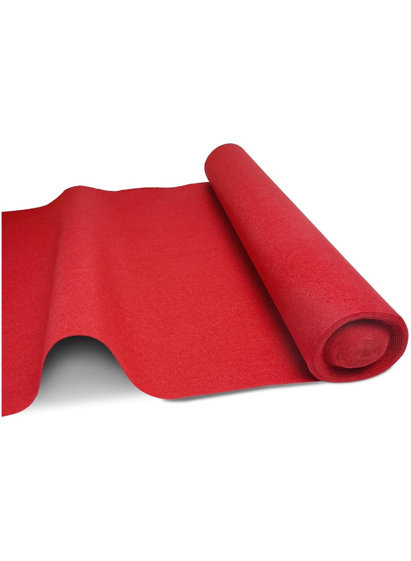 Indoor/Outdoor Large Celebration Red Carpet -1m x 10m Wedding Birthday Party Decoration Steps Runway - Image 1