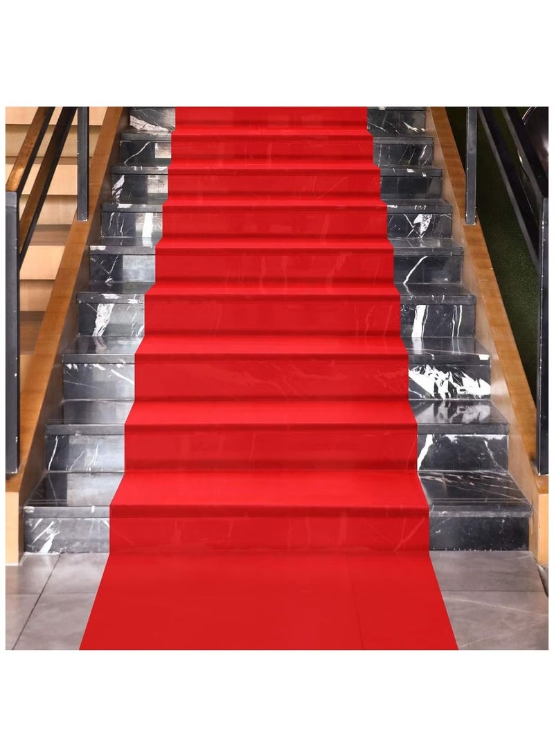 Indoor/Outdoor Large Celebration Red Carpet -1m x 10m Wedding Birthday Party Decoration Steps Runway - Image 4